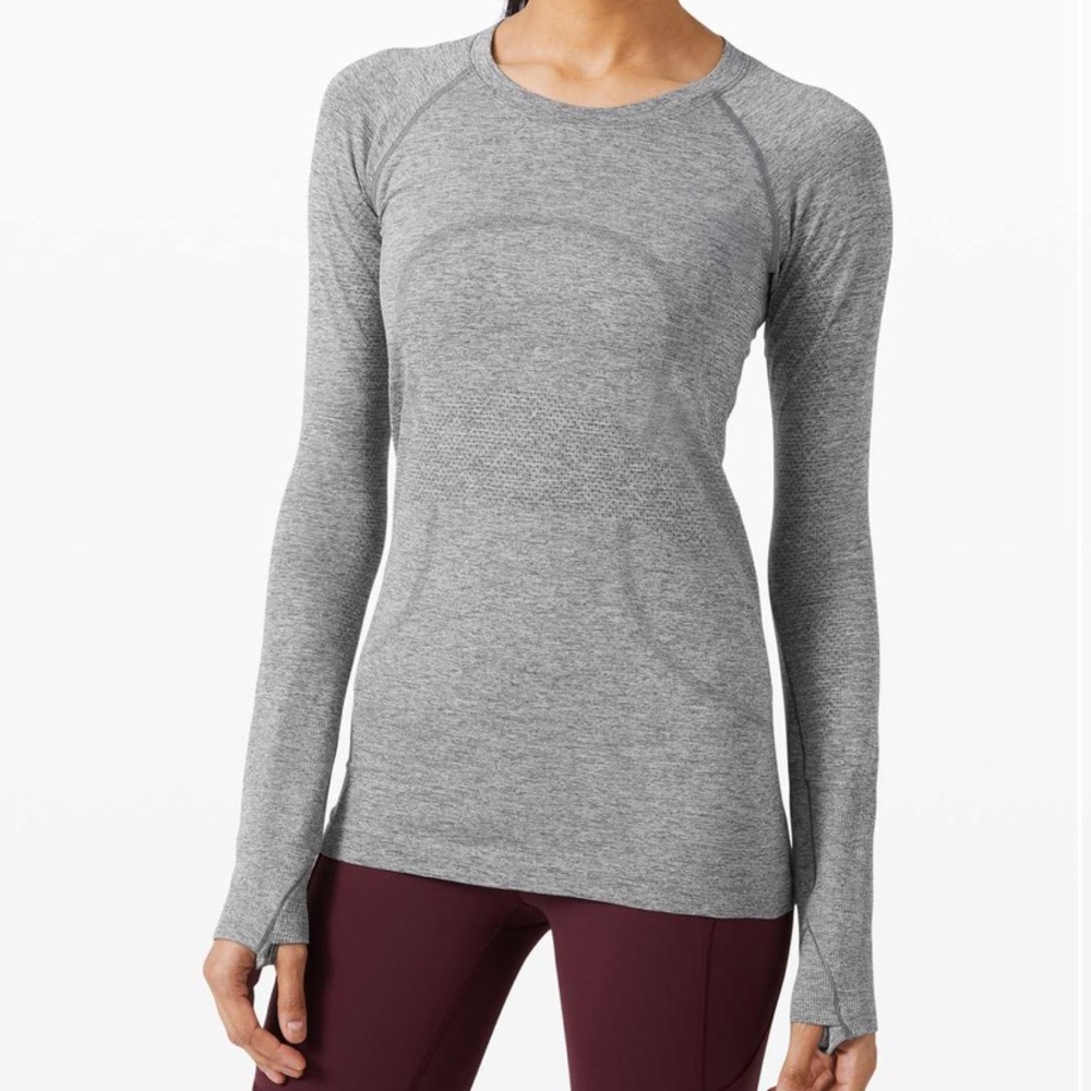 Lululemon Swiftly Tech Long Sleeve 2.0
Slate / White Size 0